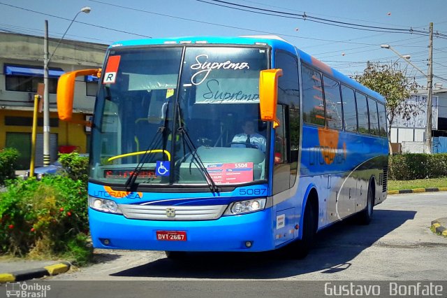 Litorânea Transportes Coletivos 5087 na cidade de São José dos Campos, São Paulo, Brasil, por Gustavo  Bonfate. ID da foto: 5375954.