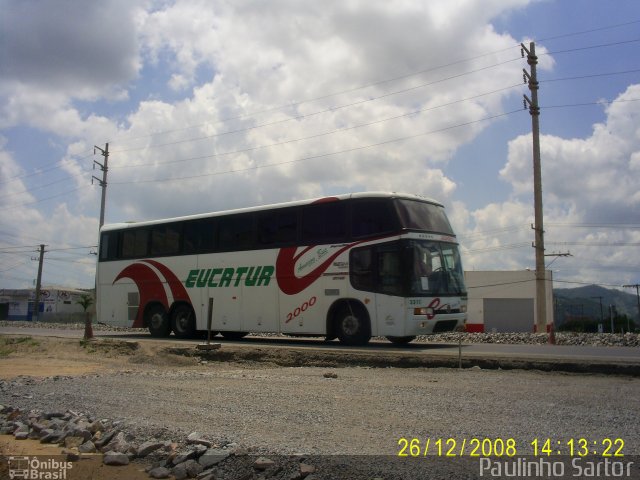 Eucatur - Empresa União Cascavel de Transportes e Turismo 3311 na cidade de Tubarão, Santa Catarina, Brasil, por Paulinho Sartor. Número da foto: #5377283.