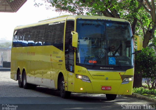 Viação Itapemirim 48105 na cidade de Vitória, Espírito Santo, Brasil, por Saimom  Lima. ID da foto: 5377147.