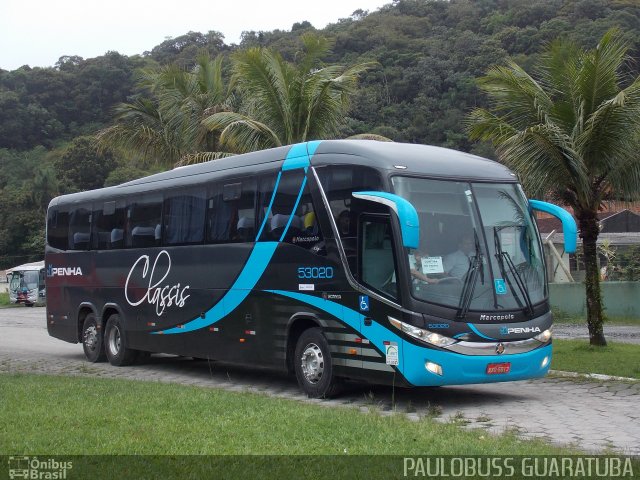 Empresa de Ônibus Nossa Senhora da Penha 53020 na cidade de Guaratuba, Paraná, Brasil, por Paulobuss  Guaratuba. Número da foto: #5377590.