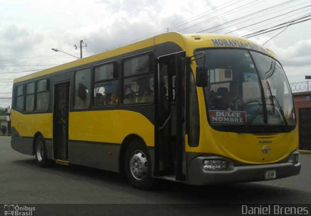 AMSA - Autotransportes Moravia 22 na cidade de , por Daniel Brenes. ID da foto: 5376305.