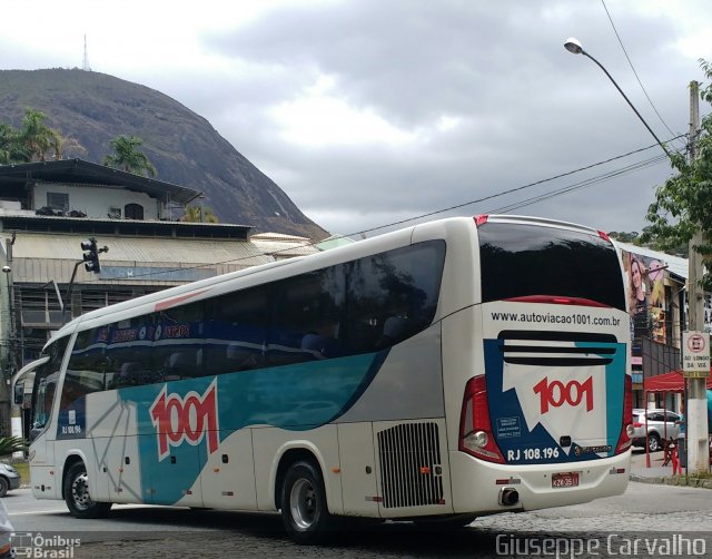 Auto Viação 1001 RJ 108.196 na cidade de Nova Friburgo, Rio de Janeiro, Brasil, por Giuseppe Carvalho. Número da foto: #5377040.