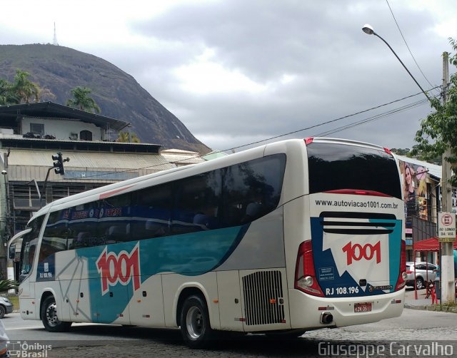 Auto Viação 1001 RJ 108.196 na cidade de Nova Friburgo, Rio de Janeiro, Brasil, por Giuseppe Carvalho. ID da foto: 5377040.