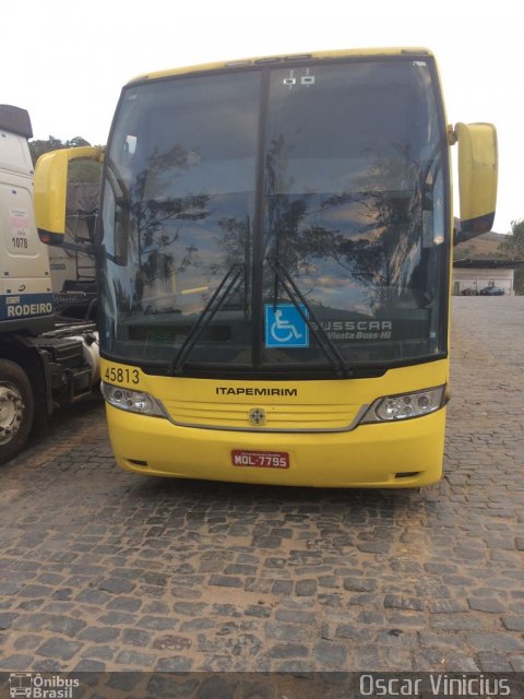 Viação Itapemirim 45813 na cidade de Manhuaçu, Minas Gerais, Brasil, por Oscar Vinicius . Número da foto: #5377278.