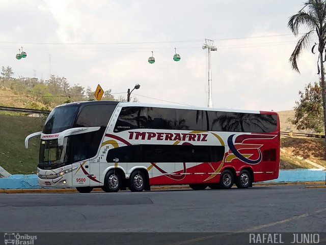 Imperatriz Turismo 9500 na cidade de Aparecida, São Paulo, Brasil, por RAFAEL  JUNIO FONSECA. ID da foto: 5376719.