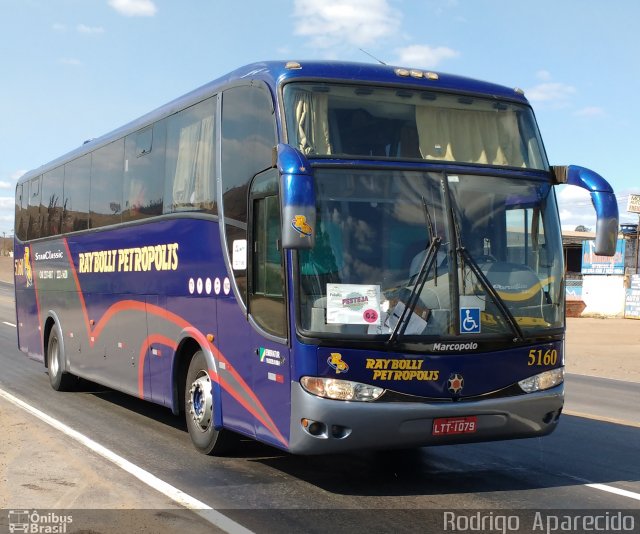 Raybollt Turismo 5160 na cidade de Conselheiro Lafaiete, Minas Gerais, Brasil, por Rodrigo  Aparecido. Número da foto: #5377194.