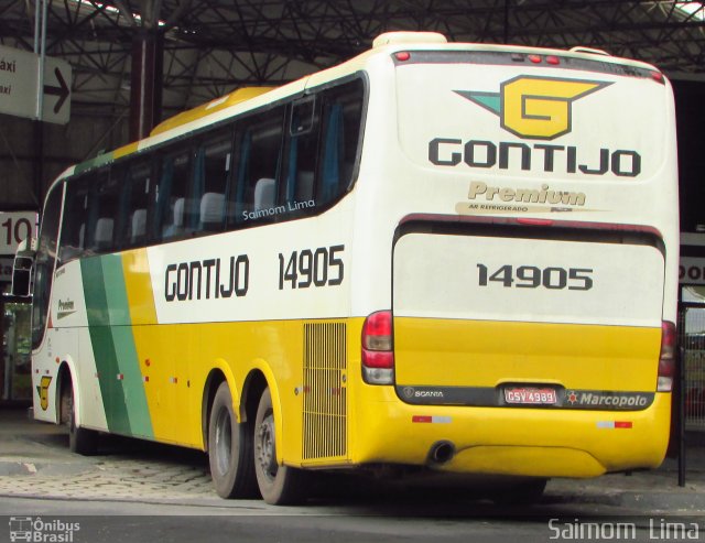 Empresa Gontijo de Transportes 14905 na cidade de Vitória, Espírito Santo, Brasil, por Saimom  Lima. Número da foto: #5376874.