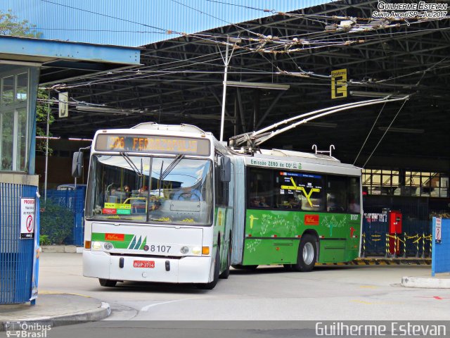 Metra - Sistema Metropolitano de Transporte 8107 na cidade de Santo André, São Paulo, Brasil, por Guilherme Estevan. Número da foto: #5377777.