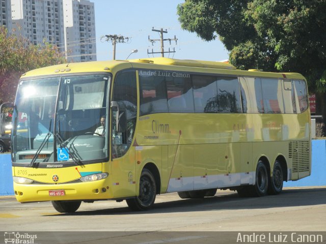 Viação Itapemirim 8705 na cidade de Goiânia, Goiás, Brasil, por André Luiz Canon. Número da foto: #5377180.
