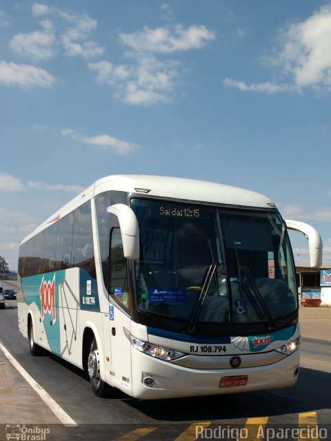 Auto Viação 1001 RJ 108.794 na cidade de Conselheiro Lafaiete, Minas Gerais, Brasil, por Rodrigo  Aparecido. Número da foto: #5377054.