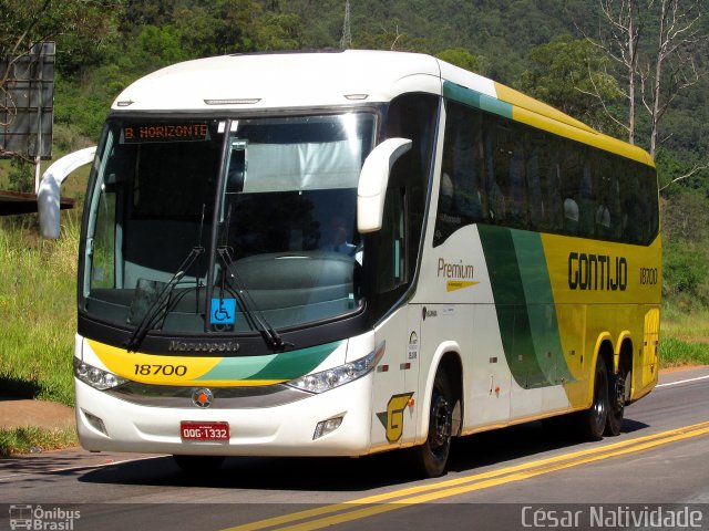 Empresa Gontijo de Transportes 18700 na cidade de Mariana, Minas Gerais, Brasil, por César Natividade. Número da foto: #5377183.