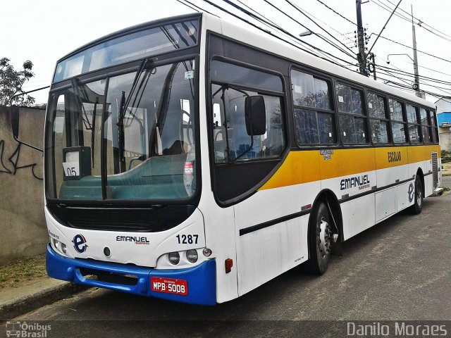 Emanuel Transportes 1287 na cidade de Serra, Espírito Santo, Brasil, por Danilo Moraes. Número da foto: #5376617.