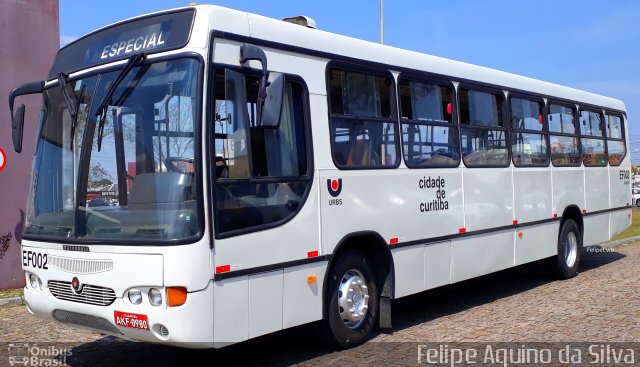 Auto Viação São José dos Pinhais EF002 na cidade de Curitiba, Paraná, Brasil, por Felipe Aquino da Silva. Número da foto: #5379212.