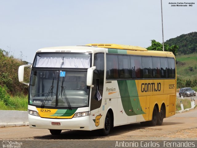 Empresa Gontijo de Transportes 12325 na cidade de João Monlevade, Minas Gerais, Brasil, por Antonio Carlos Fernandes. ID da foto: 5378433.