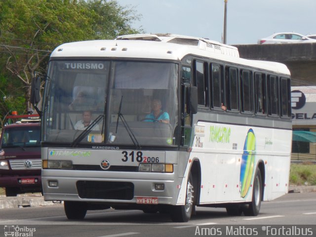 Transcetur - Transportadora Cearense e Turismo 006 na cidade de Fortaleza, Ceará, Brasil, por Amós  Mattos. Número da foto: #5378685.