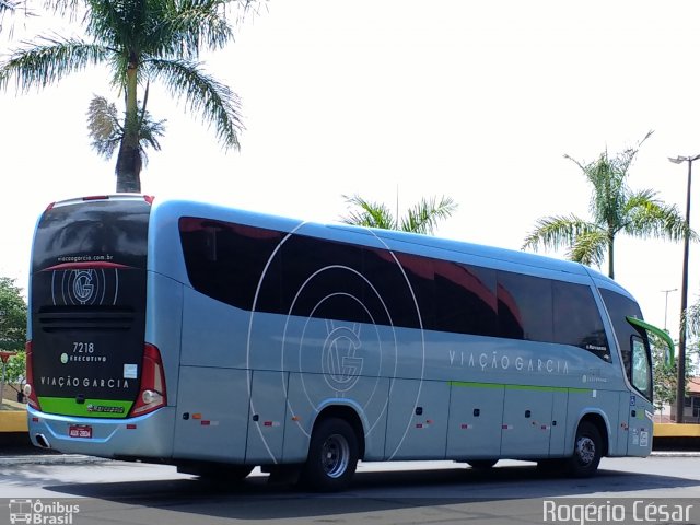 Viação Garcia 7218 na cidade de Londrina, Paraná, Brasil, por Rogério César. Número da foto: #5379411.