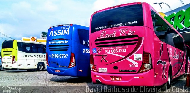 Lual Rio Turismo e Fretamento 3000 na cidade de Angra dos Reis, Rio de Janeiro, Brasil, por David Barbosa de Oliveira da Costa. ID da foto: 5379302.