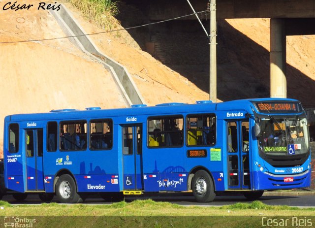 Viação Torres 20687 na cidade de Belo Horizonte, Minas Gerais, Brasil, por César Ônibus. ID da foto: 5379440.