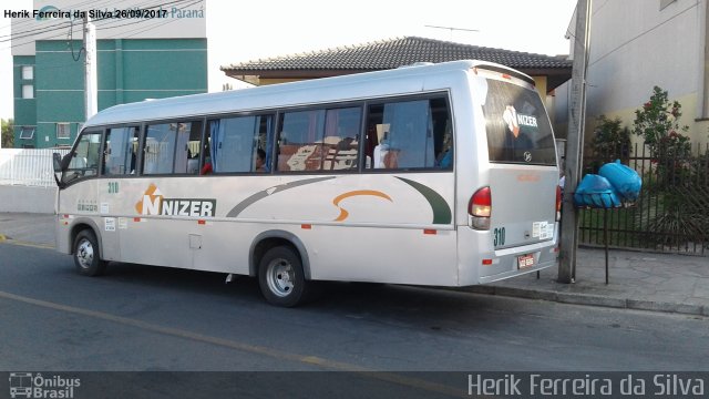 Nizer Transportes e Turismo 310  na cidade de Campo Largo, Paraná, Brasil, por Herik Ferreira da Silva. Número da foto: #5379616.