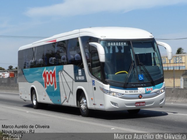 Auto Viação 1001 RJ 108.255 na cidade de Nova Iguaçu, Rio de Janeiro, Brasil, por Marco Aurélio de Oliveira. ID da foto: 5382510.