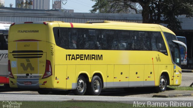Viação Itapemirim 60747 na cidade de São José dos Campos, São Paulo, Brasil, por Alex Ramos Ribeiro. Número da foto: #5382654.