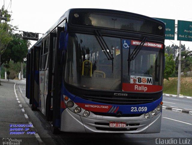 Ralip Transportes Rodoviários 23.059 na cidade de Barueri, São Paulo, Brasil, por Claudio Luiz. ID da foto: 5380279.