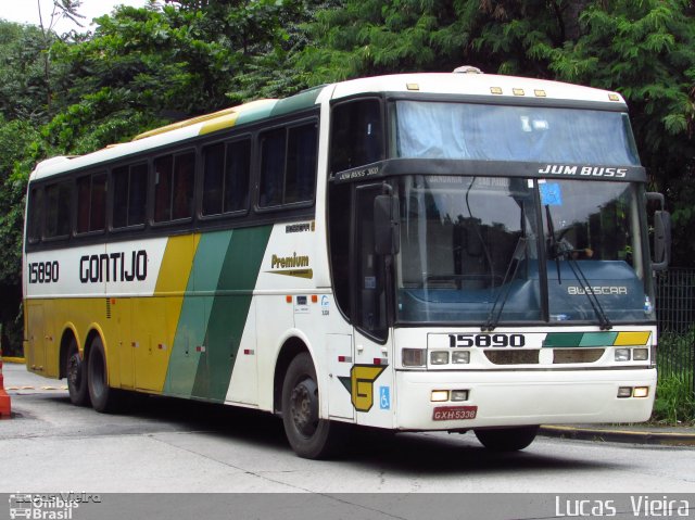 Empresa Gontijo de Transportes 15890 na cidade de São Paulo, São Paulo, Brasil, por Lucas Vieira. ID da foto: 5381567.