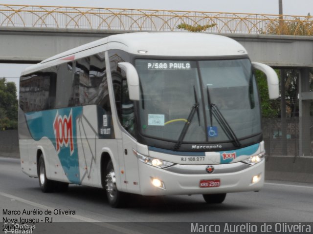 Auto Viação 1001 RJ 108.277 na cidade de Nova Iguaçu, Rio de Janeiro, Brasil, por Marco Aurélio de Oliveira. ID da foto: 5382489.