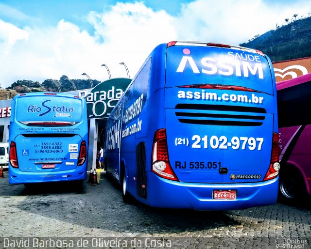 JH de Paula Transporte e Turismo RJ 535.051 na cidade de Angra dos Reis, Rio de Janeiro, Brasil, por David Barbosa de Oliveira da Costa. ID da foto: 5380561.