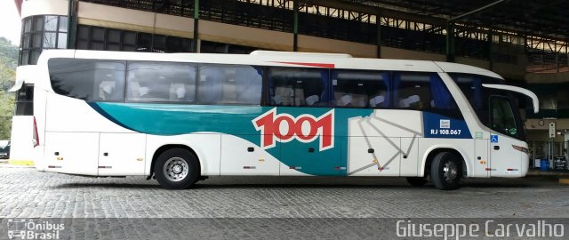 Auto Viação 1001 RJ 108.067 na cidade de Nova Friburgo, Rio de Janeiro, Brasil, por Giuseppe Carvalho. Número da foto: #5380680.
