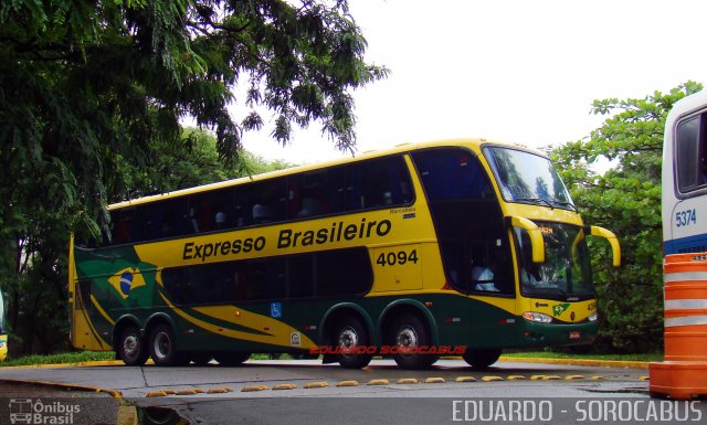 Expresso Brasileiro 4094 na cidade de São Paulo, São Paulo, Brasil, por EDUARDO - SOROCABUS. ID da foto: 5382989.