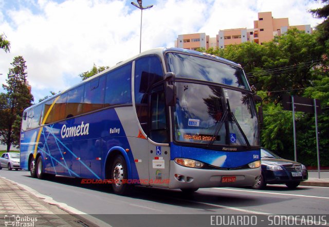 Viação Cometa 5410 na cidade de Sorocaba, São Paulo, Brasil, por EDUARDO - SOROCABUS. ID da foto: 5382985.