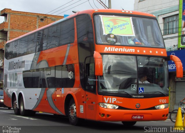 Milenium Turismo 9100 na cidade de Vila Velha, Espírito Santo, Brasil, por Saimom  Lima. Número da foto: #5321173.