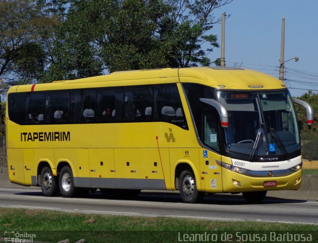 Viação Itapemirim 60501 na cidade de Nova Iguaçu, Rio de Janeiro, Brasil, por Leandro de Sousa Barbosa. Número da foto: #5321553.