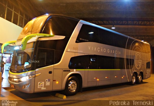 Viação Garcia 8611 na cidade de Apucarana, Paraná, Brasil, por Pedroka Ternoski. ID da foto: 5320512.