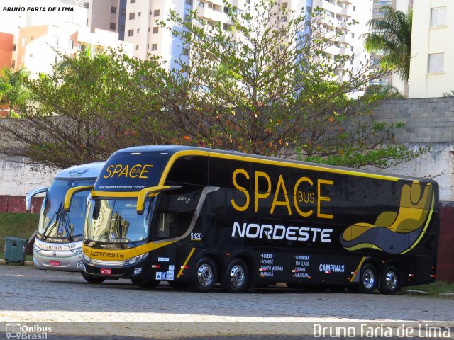 Expresso Nordeste 5420 na cidade de Campinas, São Paulo, Brasil, por Bruno Faria de Lima. ID da foto: 5322006.