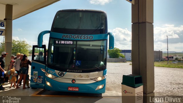 Auto Viação Progresso 6107 na cidade de Caruaru, Pernambuco, Brasil, por Leon Oliver. ID da foto: 5322079.