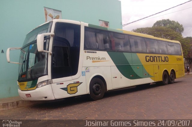 Empresa Gontijo de Transportes 12550 na cidade de Minas Novas, Minas Gerais, Brasil, por Josimar Gomes Simoes. ID da foto: 5386435.