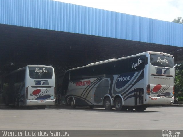 Barrattur - Transportes e Turismo 14000 na cidade de Barra do Garças, Mato Grosso, Brasil, por Wender Luiz dos Santos. ID da foto: 5386491.