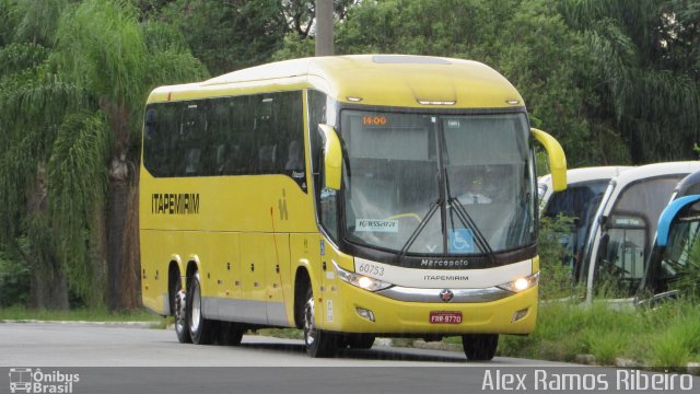 Viação Itapemirim 60753 na cidade de Taubaté, São Paulo, Brasil, por Alex Ramos Ribeiro. ID da foto: 5386472.