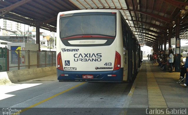 Visate - Viação Santa Tereza 413 na cidade de Caxias do Sul, Rio Grande do Sul, Brasil, por Carlos Gabriel. Número da foto: #5322598.