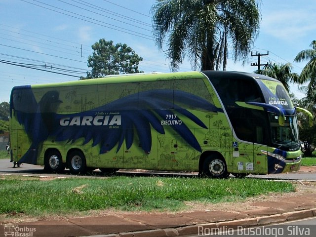 Viação Garcia 7917 na cidade de Rolândia, Paraná, Brasil, por Romílio Busólogo Silva . ID da foto: 5323177.