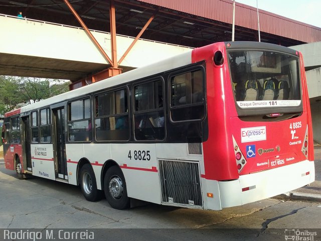 Express Transportes Urbanos Ltda 4 8825 na cidade de São Paulo, São Paulo, Brasil, por Jonathan  Aguiar Correa. Número da foto: #5324727.