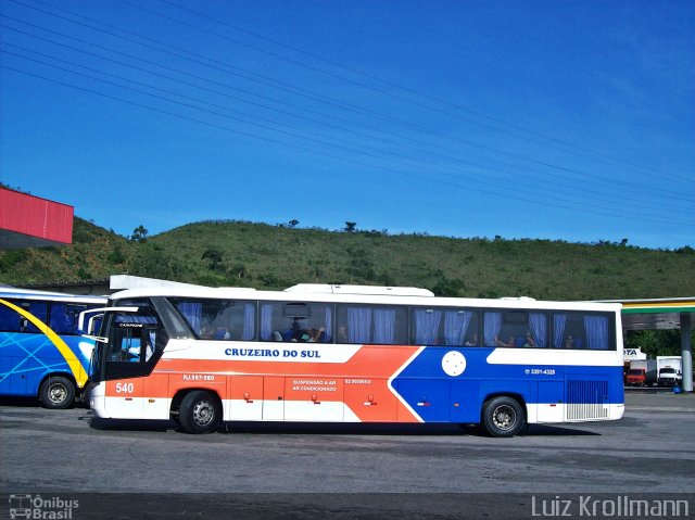 Cruzeiro do Sul Turismo 540 na cidade de Juiz de Fora, Minas Gerais, Brasil, por Luiz Krolman. ID da foto: 5323217.