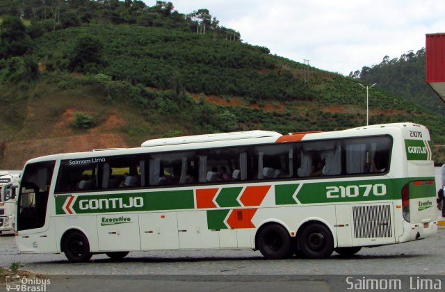 Empresa Gontijo de Transportes 21070 na cidade de Manhuaçu, Minas Gerais, Brasil, por Saimom  Lima. ID da foto: 5325659.