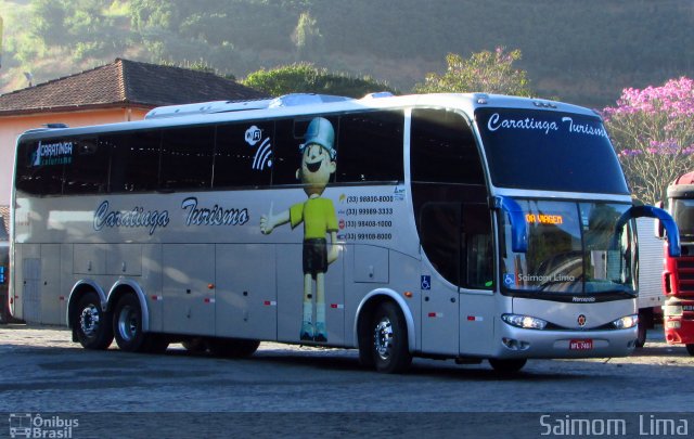 Caratinga Turismo 1515 na cidade de Manhuaçu, Minas Gerais, Brasil, por Saimom  Lima. ID da foto: 5325629.