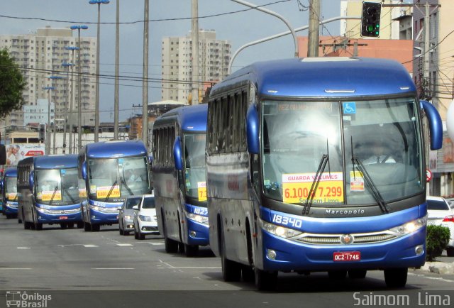 Viação Águia Branca 18340 na cidade de Vila Velha, Espírito Santo, Brasil, por Saimom  Lima. Número da foto: #5325618.