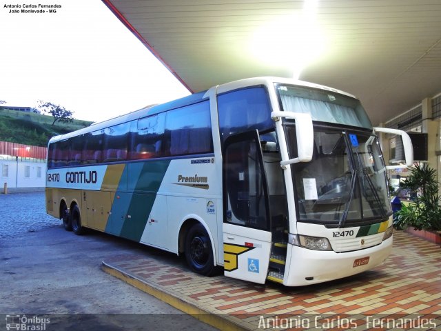 Empresa Gontijo de Transportes 12470 na cidade de João Monlevade, Minas Gerais, Brasil, por Antonio Carlos Fernandes. Número da foto: #5325089.