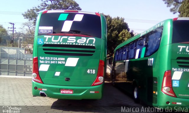 Tursan - Turismo Santo André 418 na cidade de São Bernardo do Campo, São Paulo, Brasil, por Marco Antonio da Silva. Número da foto: #5328940.