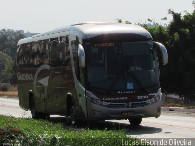 Expresso Gardenia 3210 na cidade de Alfenas, Minas Gerais, Brasil, por Lucas Elson de Oliveira. Número da foto: #5327280.